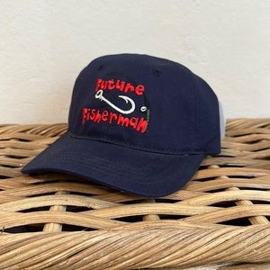 Future fishermen beachwear youth kids blue hat cap